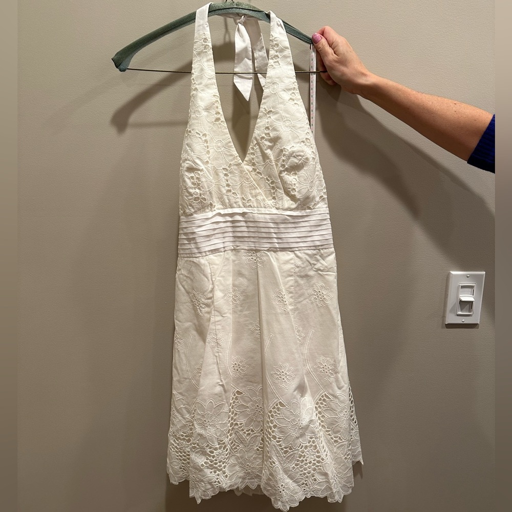 Lily Pulitzer white linen dress